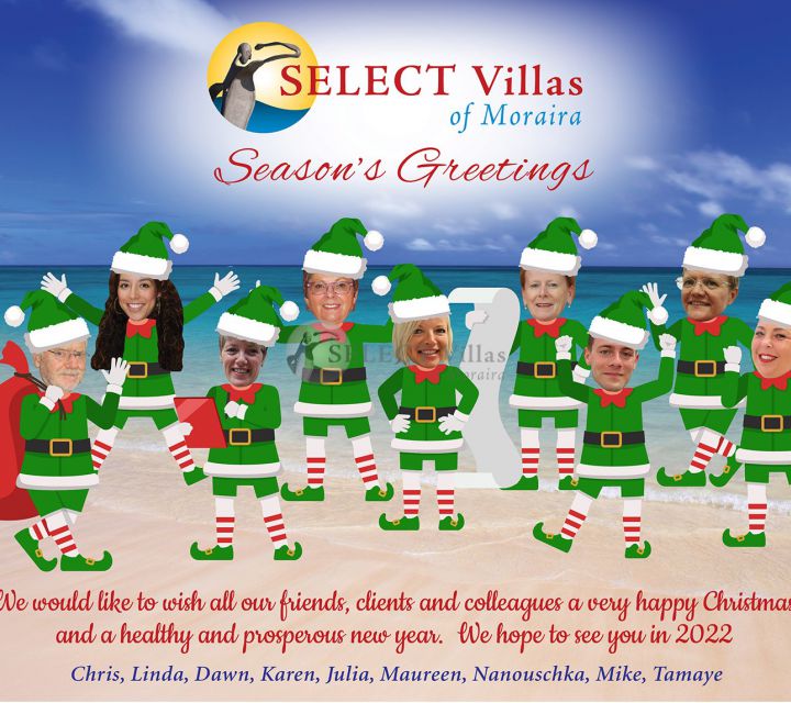The Select Villas team wishes you a Merry Christmas and a Happy & Healthy New Year, 2022