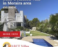 semi detached villa for sale in moraira