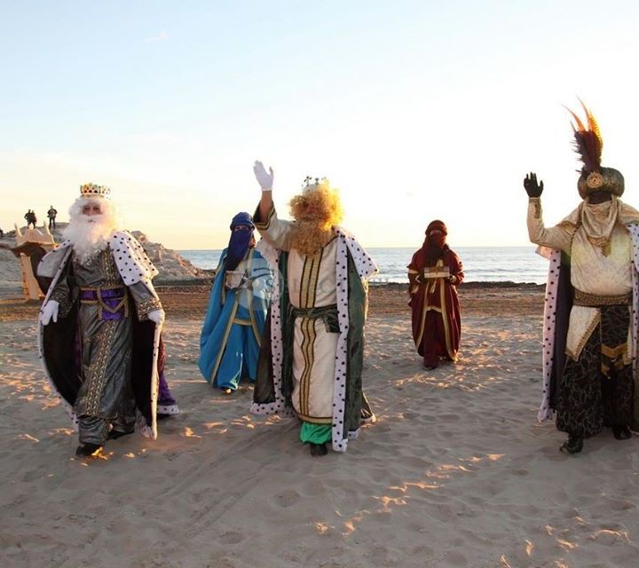 Feier der Heiligen Drei Könige an der Costa Blanca in Spanien